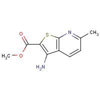 193400-52-1 methyl 3-amino-6-methylthieno[2,3-b]pyridine-2-carboxylate chemical structure