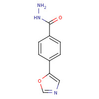 886362-14-7 4-(1,3-oxazol-5-yl)benzohydrazide chemical structure