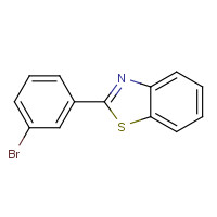 19654-14-9 2-(3-bromophenyl)-1,3-benzothiazole chemical structure
