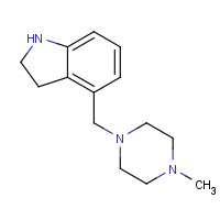 1383974-40-0 4-[(4-methylpiperazin-1-yl)methyl]-2,3-dihydro-1H-indole chemical structure