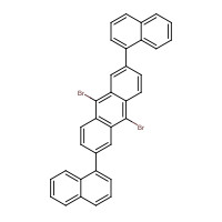 1202002-55-8 9,10-dibromo-2,6-dinaphthalen-1-ylanthracene chemical structure