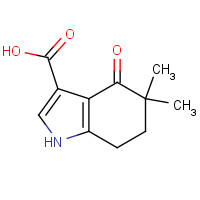 202209-57-2 5,5-dimethyl-4-oxo-6,7-dihydro-1H-indole-3-carboxylic acid chemical structure