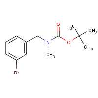317358-61-5 tert-butyl N-[(3-bromophenyl)methyl]-N-methylcarbamate chemical structure