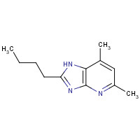133052-13-8 2-butyl-5,7-dimethyl-1H-imidazo[4,5-b]pyridine chemical structure
