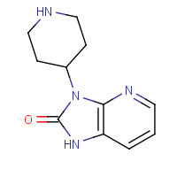 107618-03-1 3-piperidin-4-yl-1H-imidazo[4,5-b]pyridin-2-one chemical structure