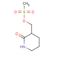 1035042-29-5 (2-oxopiperidin-3-yl)methyl methanesulfonate chemical structure