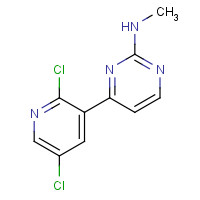 945599-32-6 4-(2,5-dichloropyridin-3-yl)-N-methylpyrimidin-2-amine chemical structure