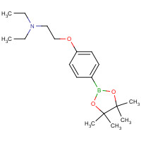1196396-94-7 N,N-diethyl-2-[4-(4,4,5,5-tetramethyl-1,3,2-dioxaborolan-2-yl)phenoxy]ethanamine chemical structure