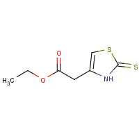 38449-49-9 ethyl 2-(2-sulfanylidene-3H-1,3-thiazol-4-yl)acetate chemical structure