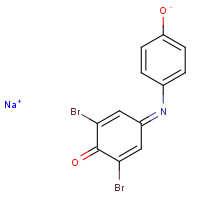 5415-23-6 sodium;4-[(3,5-dibromo-4-oxocyclohexa-2,5-dien-1-ylidene)amino]phenolate chemical structure