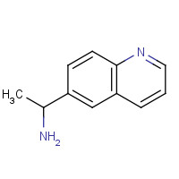 151506-20-6 1-quinolin-6-ylethanamine chemical structure