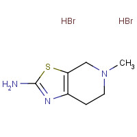 852291-41-9 5-methyl-6,7-dihydro-4H-[1,3]thiazolo[5,4-c]pyridin-2-amine;dihydrobromide chemical structure