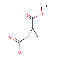 13279-88-4 2-methoxycarbonylcyclopropane-1-carboxylic acid chemical structure