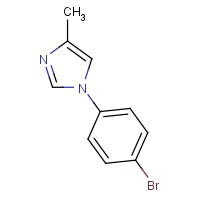 884199-52-4 1-(4-bromophenyl)-4-methylimidazole chemical structure