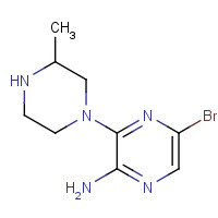 893612-12-9 5-bromo-3-(3-methylpiperazin-1-yl)pyrazin-2-amine chemical structure