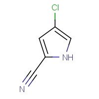 57097-45-7 4-chloro-1H-pyrrole-2-carbonitrile chemical structure