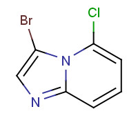 1260656-94-7 3-bromo-5-chloroimidazo[1,2-a]pyridine chemical structure