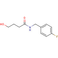 74042-28-7 N-[(4-fluorophenyl)methyl]-4-hydroxybutanamide chemical structure