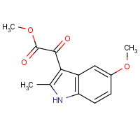 19414-86-9 methyl 2-(5-methoxy-2-methyl-1H-indol-3-yl)-2-oxoacetate chemical structure