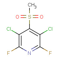 13239-87-7 3,5-dichloro-2,6-difluoro-4-methylsulfonylpyridine chemical structure