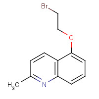 420786-70-5 5-(2-bromoethoxy)-2-methylquinoline chemical structure