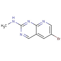 882670-90-8 6-bromo-N-methylpyrido[2,3-d]pyrimidin-2-amine chemical structure