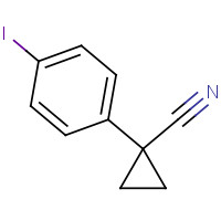 124276-79-5 1-(4-iodophenyl)cyclopropane-1-carbonitrile chemical structure