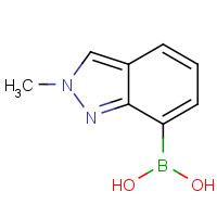 1001907-58-9 (2-methylindazol-7-yl)boronic acid chemical structure