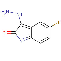 283584-52-1 5-fluoro-3-hydrazinylindol-2-one chemical structure