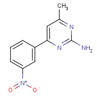 22114-21-2 4-methyl-6-(3-nitrophenyl)pyrimidin-2-amine chemical structure