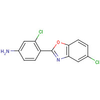 415686-41-8 3-chloro-4-(5-chloro-1,3-benzoxazol-2-yl)aniline chemical structure