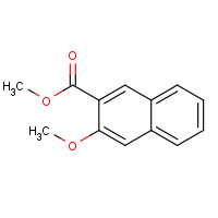13041-60-6 methyl 3-methoxynaphthalene-2-carboxylate chemical structure
