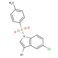 887338-49-0 3-bromo-5-chloro-1-(4-methylphenyl)sulfonylindole chemical structure