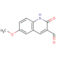 123990-78-3 6-methoxy-2-oxo-1H-quinoline-3-carbaldehyde chemical structure