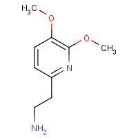 1256825-11-2 2-(5,6-dimethoxypyridin-2-yl)ethanamine chemical structure