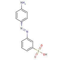 102-23-8 3-[(4-aminophenyl)diazenyl]benzenesulfonic acid chemical structure