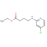 1391079-80-3 ethyl 4-[(4-chloropyridin-2-yl)amino]butanoate chemical structure