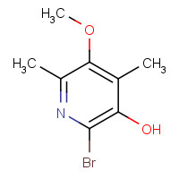 1062541-76-7 2-bromo-5-methoxy-4,6-dimethylpyridin-3-ol chemical structure