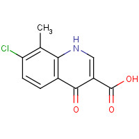 405923-50-4 7-chloro-8-methyl-4-oxo-1H-quinoline-3-carboxylic acid chemical structure