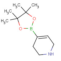 375853-82-0 4-(4,4,5,5-tetramethyl-1,3,2-dioxaborolan-2-yl)-1,2,3,6-tetrahydropyridine chemical structure