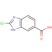 933710-78-2 2-chloro-3H-benzimidazole-5-carboxylic acid chemical structure