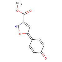 60640-71-3 methyl 5-(4-oxocyclohexa-2,5-dien-1-ylidene)-2H-1,2-oxazole-3-carboxylate chemical structure