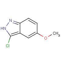 885519-28-8 3-chloro-5-methoxy-2H-indazole chemical structure