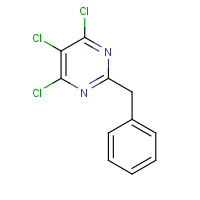 21585-53-5 2-benzyl-4,5,6-trichloropyrimidine chemical structure