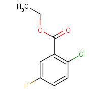 57381-63-2 ethyl 2-chloro-5-fluorobenzoate chemical structure