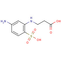 334757-72-1 3-(5-amino-2-sulfoanilino)propanoic acid chemical structure