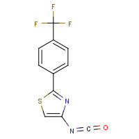 859850-96-7 4-isocyanato-2-[4-(trifluoromethyl)phenyl]-1,3-thiazole chemical structure