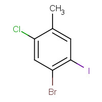 934989-14-7 1-bromo-5-chloro-2-iodo-4-methylbenzene chemical structure