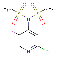 1400286-63-6 N-(2-chloro-5-iodopyridin-4-yl)-N-methylsulfonylmethanesulfonamide chemical structure