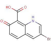1159427-86-7 3-bromo-7-oxo-1H-quinoline-8-carboxylic acid chemical structure